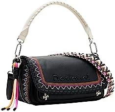 Desigual Medium Embroidered Cross Body Bag Desigual