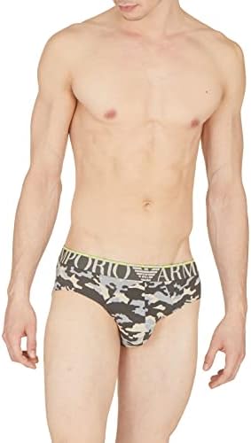 Emporio Armani Men's briefs elasticated stretch cotton underwear article 110814 3R509 BRIEF Emporio Armani