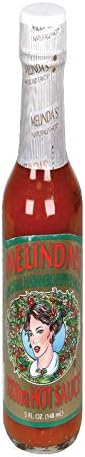 Melinda’s Original Habanero XXXtra Hot Sauce - Gourmet Spicy Habanero Hot Sauce - Made with Habanero Peppers, Carrots, Onion, Vinegar & Garlic - Keto, Kosher, Vegan, Gluten Free Hot Sauce - 5oz,1 Pack Melinda's