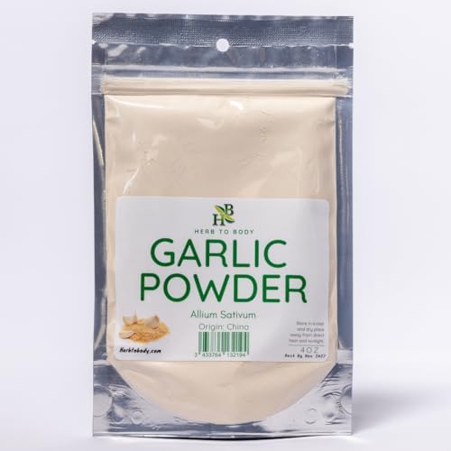 Garlic Powder | Allium Sativum | Wildcrafted | 4oz Herb To Body