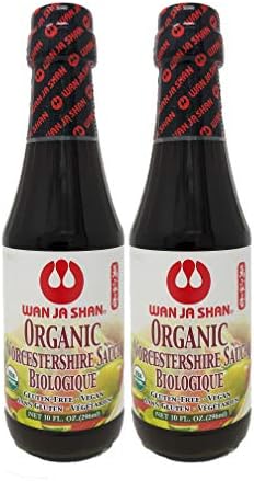 Wan Ja Shan Organic Worcestershire Sauce USDA Organic, Umami-Rich Flavor | Marinade, Glaze, Dressing & Dipping Sauce | Non GMO, Vegan, Kosher Parve Great for Meats, Vegetables & Stir Fry (1 Gallon) Wan Ja Shan