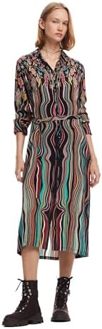 Desigual Women's Midi Shirt Dress Desigual