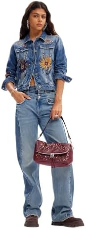 Desigual Womens Woman Denim Trucker Jacket Desigual