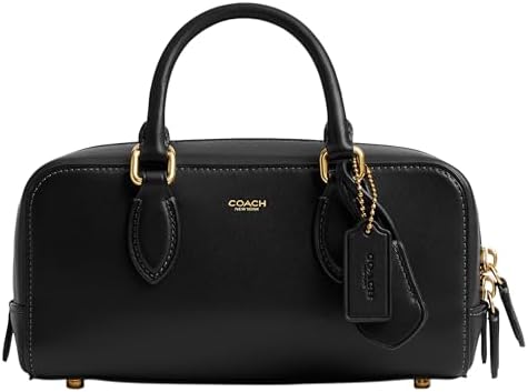 Сумка Bowery Satchel 22 на молнии с ручками сверху и съемным длинным ремнем Coach