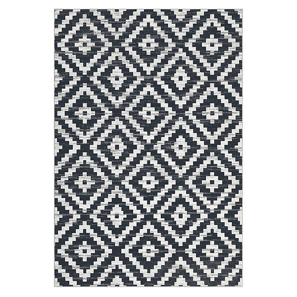 Glowsol Modern Trellis Rug Machine Washable Soft Shaggy Floor Carpet GlowSol