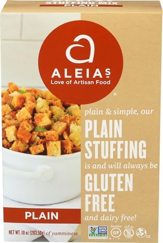 Aleias Gluten Free Bakery, Stuffing Mix Plain, 10 Ounce Aleias Gluten Free Bakery