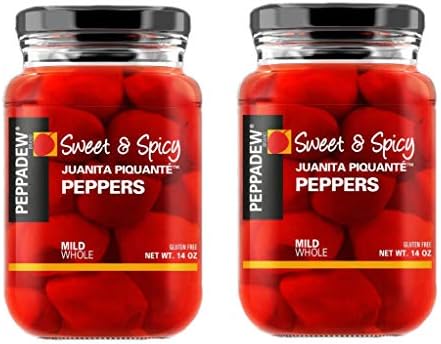 Peppadew Piquant Mild - Sweet & Spicy Peppers 400g - Pack 2 PEPPADEW