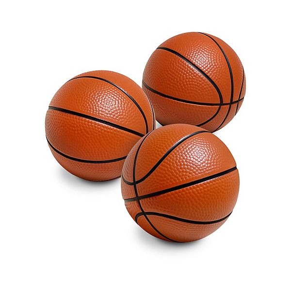 Soft Foam Mini Basketball - 3" Ball For Nerf Hoops & Indoor Play Botabee