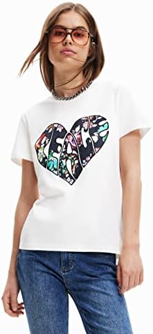 Desigual Women's Woman Knit T-Shirt Short Sleeve Desigual