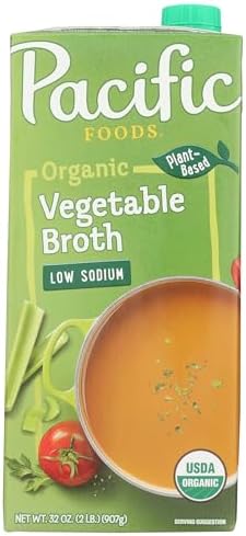 Pacific Foods Organic Low Sodium Vegetable Broth, 32 oz Pacific Foods