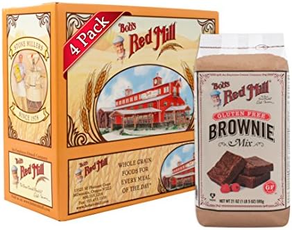 Bob's Red Mill Gluten Free Brownie Mix, 21 Oz (4 Pack) Bob's Red Mill