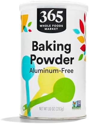 365 by Whole Foods Market, Baking Powder Aluminum Free, 10 Ounce 365 by Whole Foods Market