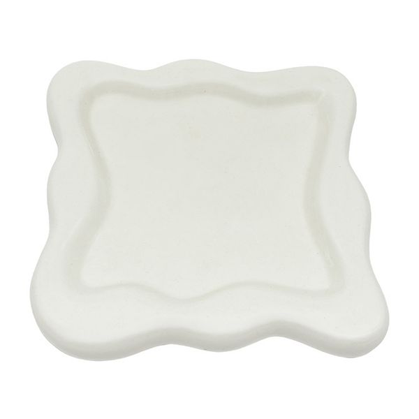 Everyday Decor White Ceramic Plate Everyday Decor