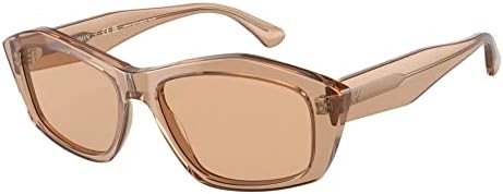 Emporio Armani EA 4187 Transparent Light Brown/Light Brown 55/16/140 women Sunglasses Emporio Armani