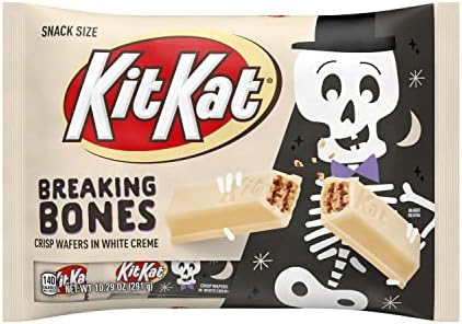 Снеки KIT KAT Breaking Bones, белый крем, 290 г, индивидуальная упаковка, кошерные Kit Kat