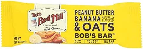 Bobs Red Mill Peanut Butter Banana and Oats Bar, 1.76 Ounce - 12 per case. Bob's Red Mill