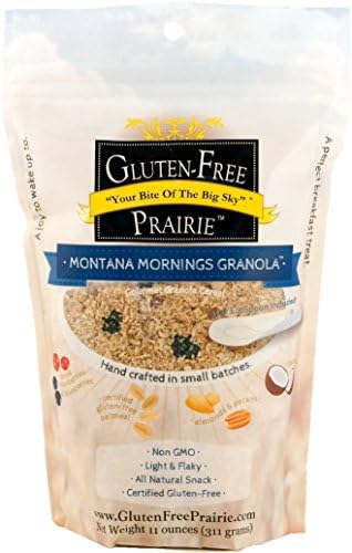 Веганская сертифицированная гранола Montana Mornings без глютена, 312 г (2 упаковки) Gluten Free Prairie