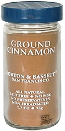 Morton & Bassett Spices, Ground Cinnamon, 2.2 Ounce Morton & Bassett