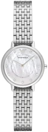 Emporio Armani Women's Two-Hand Leather Watch Emporio Armani