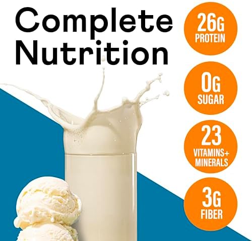 OWYN Only What You Need High Protein Plant Based Complete Nutrition Shake, Chocolate & Vanilla Variety Pack, 12 Fl Oz (12 Pack) OWYN Only What You Need