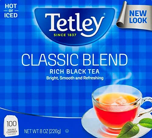 Tetley, Classic Blend Tea Bags, 100 Count Tetley