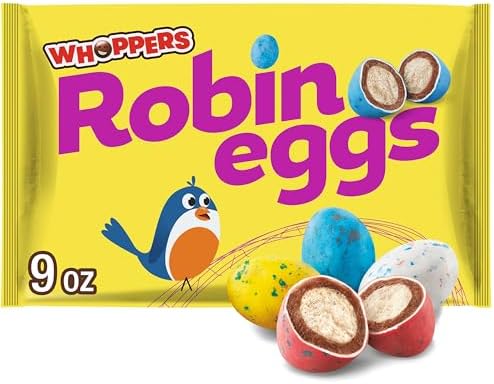 Конфеты WHOPPERS Яйца Робина, 255 г, кошерные, весенний пакетик для Пасхи Hershey's