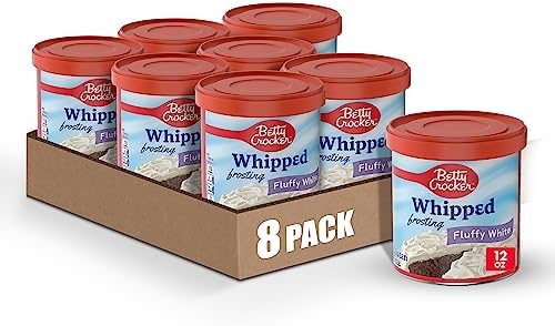 Betty Crocker Gluten Free Whipped Butter Cream Frosting, 12 oz. (Pack of 8) Betty Crocker