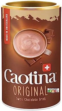 Caotina Fine Swiss Milk Chocolate Multivitamin Powder Drink 500g - Made in Switzerland by Wander Caotina