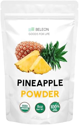 Organic Banana Powder - Pure All Natural Banana Powder for Baking, Smoothies, Beverage, 8 oz Beleon Goods For Life