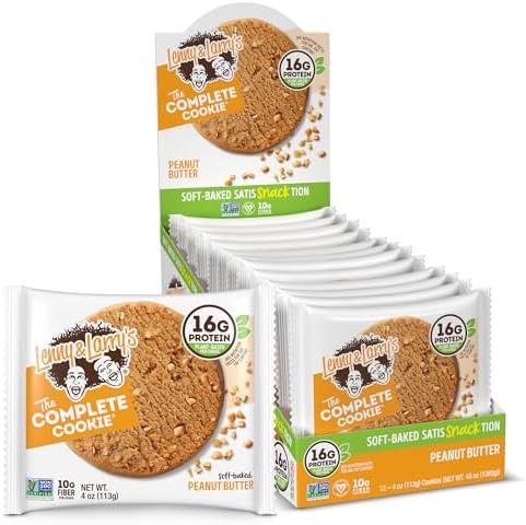 Печенье The Complete Cookie, вкус праздника, 16 г растительного белка, веганское, 12 штук по 113 г Lenny & Larry's