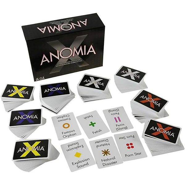 Карточная игра для вечеринки Anomia X, для 3-6 игроков, 17+, быстрая игра, веселая атмосфера Everest