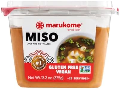 Marukome Miso Gluten Free Vegan, 13.2 Ounce Marukome