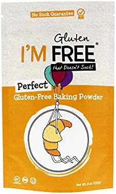 I'm Free Perfect Gluten-Free Baking Powder Vegan ⊘ Non-GMO Gluten-Free OU Kosher Certified - 8 oz. I'm Free