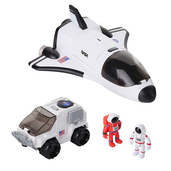 Dazmers Space Shuttle Spaceship With 2 Astronaut Figures Toy Dazmers