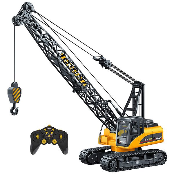 Rc Construction Crane With Heavy Metal Hook For Boys And Girls 8-12 Dollar Deal