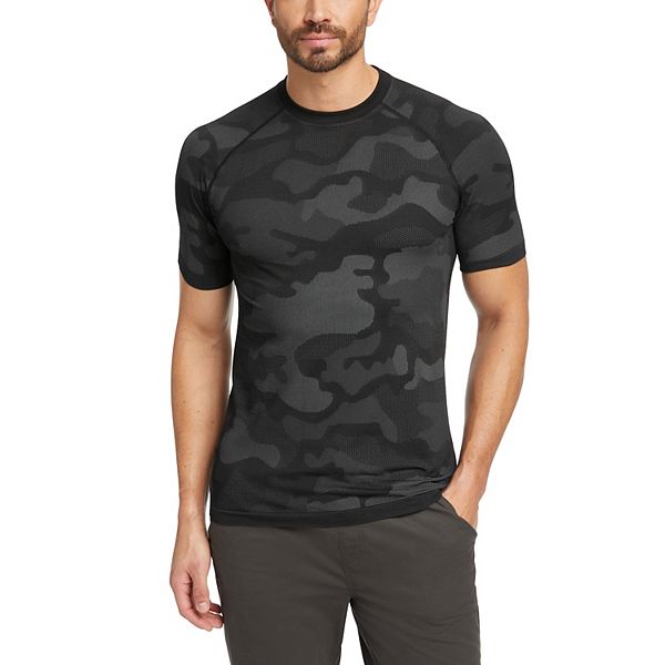 1 Pk Camo Mesh Short Sleeve Crew Wolverine Innerwear