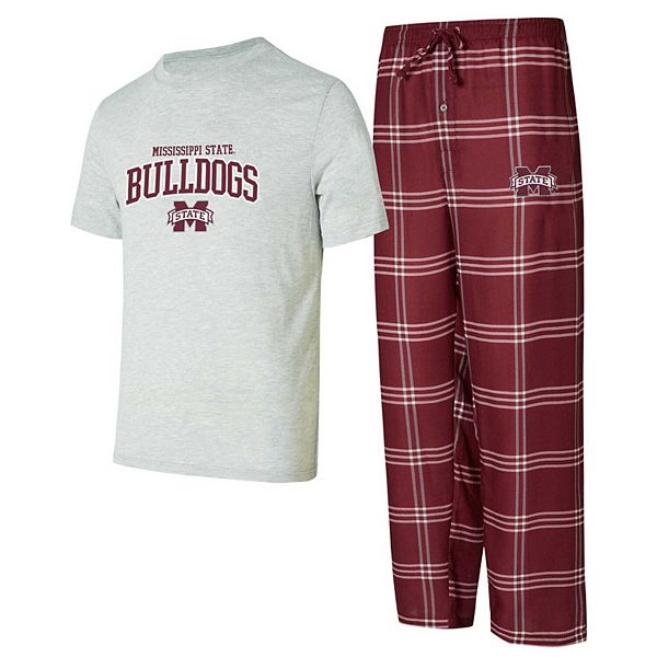 Men's Concepts Sport Mississippi State Bulldogs T-Shirt & Pants Sleep Set Unbranded