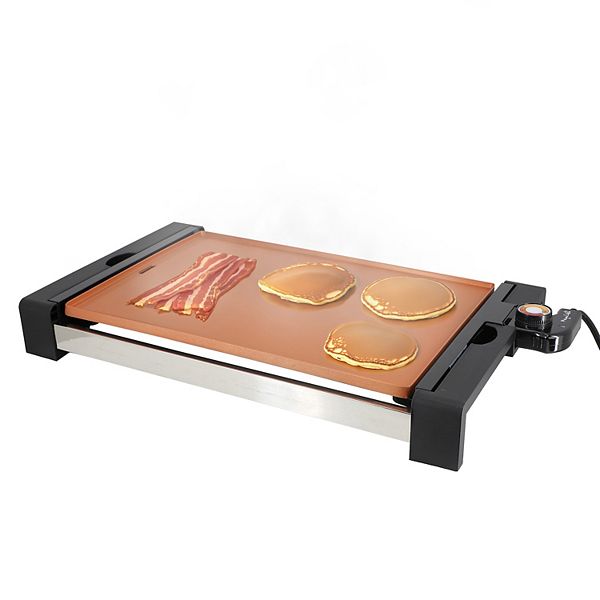 MegaChef 21.63-in. Non-Stick Coating Copper Electric Grill MegaChef