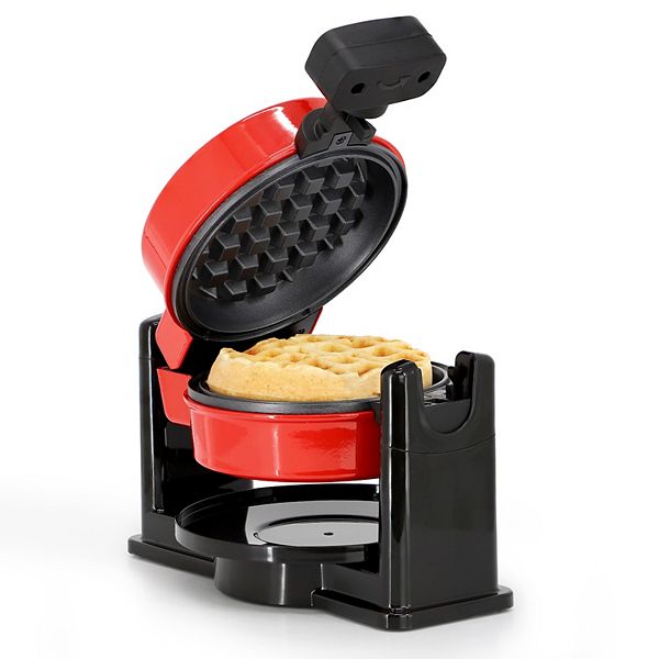 MegaChef Non-Stick Round Electric Flip 5-in. Belgian Waffle Maker MegaChef