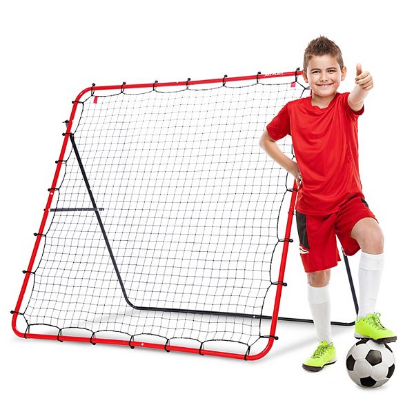 Net Playz Folding Soccer Kick-Back Skill Training Practice Net Net Playz