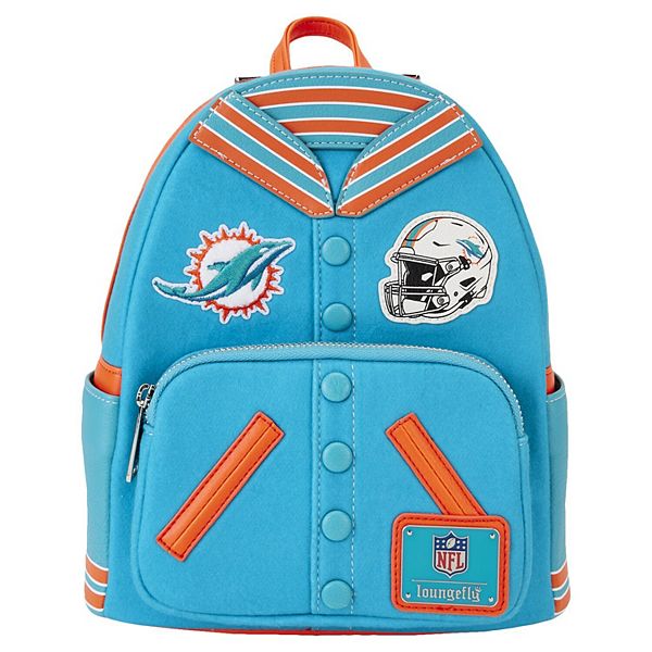 Loungefly Miami Dolphins Varsity Mini Backpack Loungefly