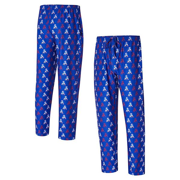 Men's Concepts Sport Royal New England Patriots Record Throwback All Over Knit Pants Unbranded