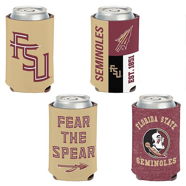 Портативный холодильник Florida State Seminoles, 4 штуки, 12oz, Неопрен, складывается Wincraft