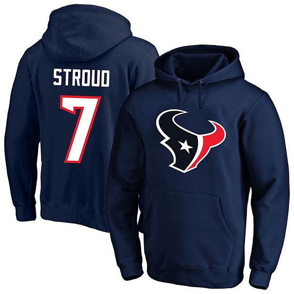 Мужское худи-пуловер большого размера Fanatics с капюшоном и логотипом Houston Texans, C.J. Stroud Fanatics Brands - White Label