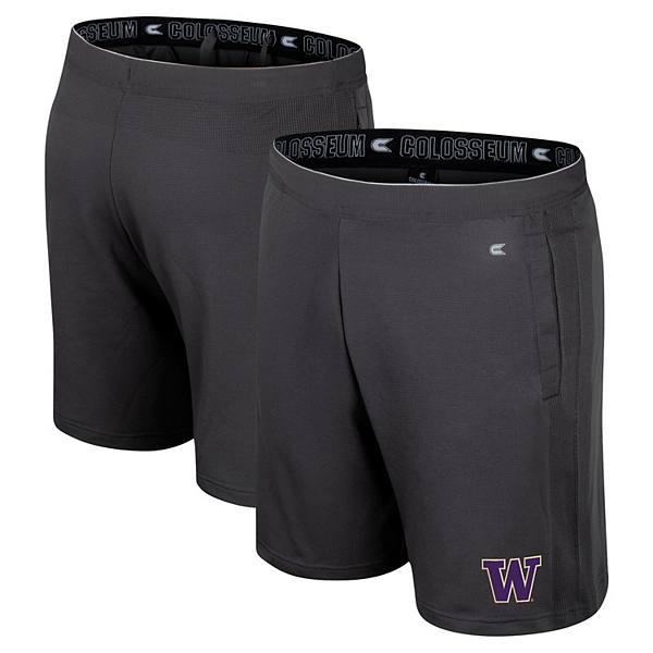 Men's Colosseum Charcoal Washington Huskies Forget Shorts Colosseum