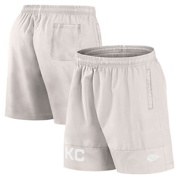 Men's Fanatics Cream Kansas City Chiefs Elements Shorts Fanatics Brands - White Label