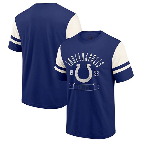 Мужская футболка из коллекции Darius Rucker от Fanatics с логотипом Indianapolis Colts, синяя, из 100% хлопка Darius Rucker Collection by Fanatics