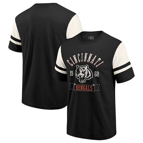 Черная футбольная футболка Cincinnati Bengals от Darius Rucker Collection, 100% хлопок Darius Rucker Collection by Fanatics