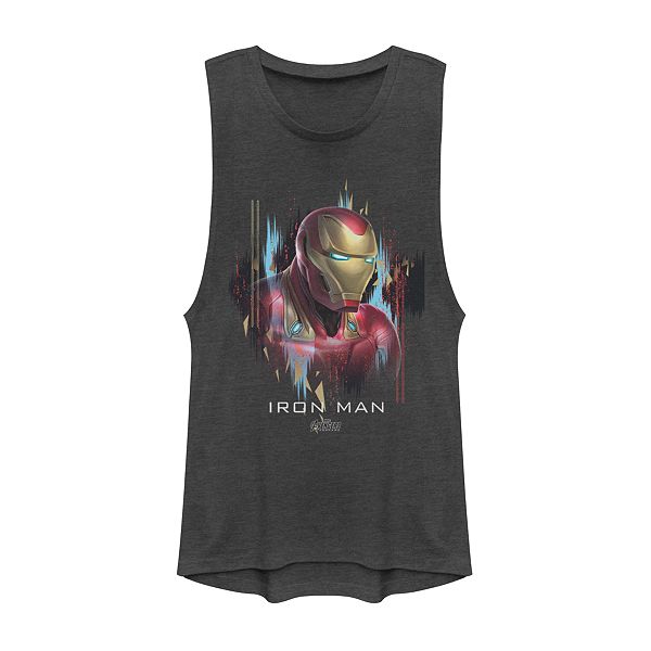 Детская майка Iron Man Marvel Avengers Endgame из полиэстера и хлопка, без рукавов и с круглым вырезом Fifth Sun