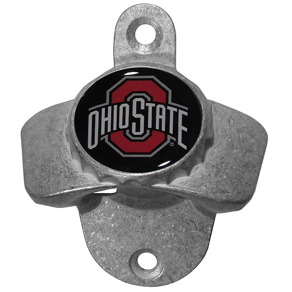 Настенный открыватель для бутылок с логотипом Ohio State Buckeyes, 2,8" x 9,75" x 2,8", цинковый сплав Siskiyou